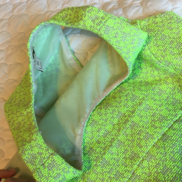 J. Crew lime green summer dress - Picture 7 of 8